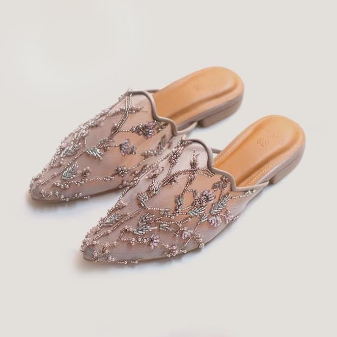 [Ready] Vaia Sepatu Wanita Raellyn Brown 2Cm [Shoes]