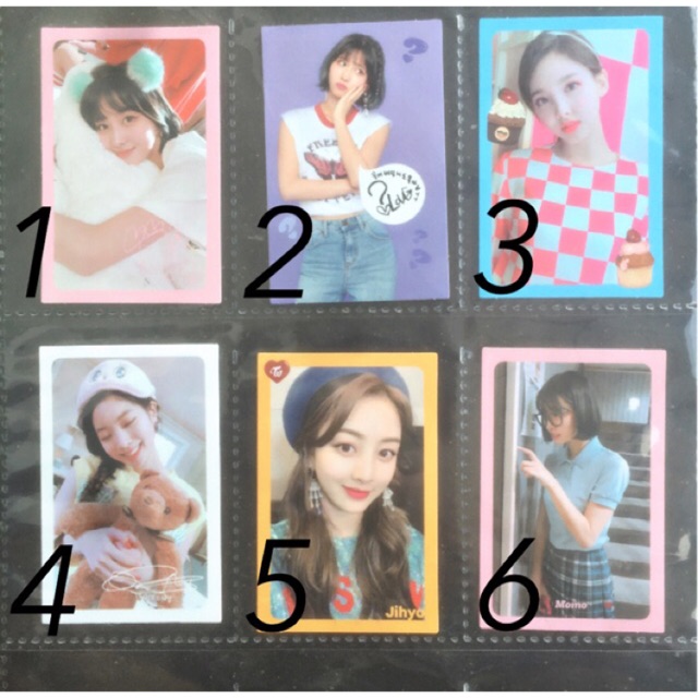 TWICE Official Photocard/PC from What Is Love Album Ver.A