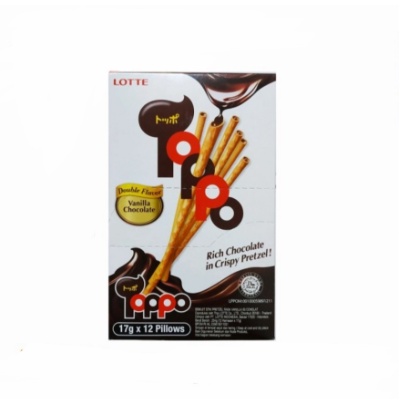 

Lotte Toppo Vanilla Chocolate Coklat Box