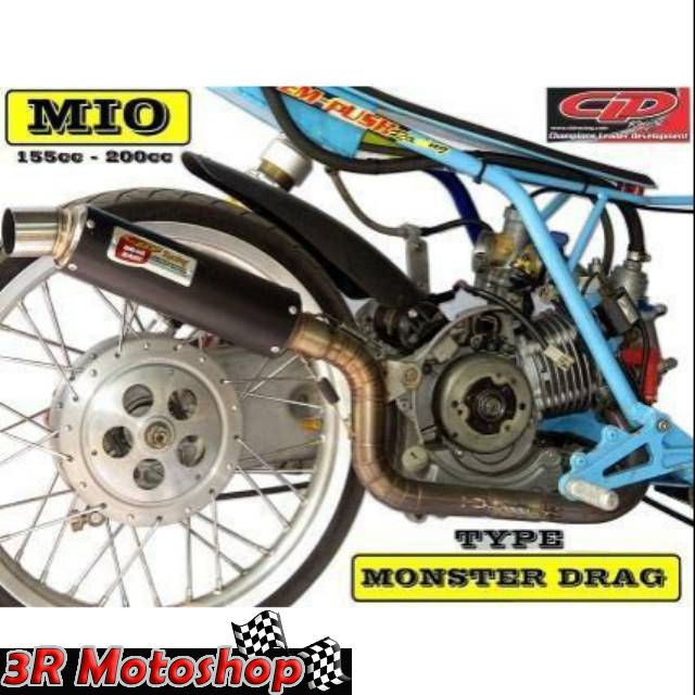 CLD RACING KNALPOT MIO NOUVO MONSTER DRAG ORIGINAL