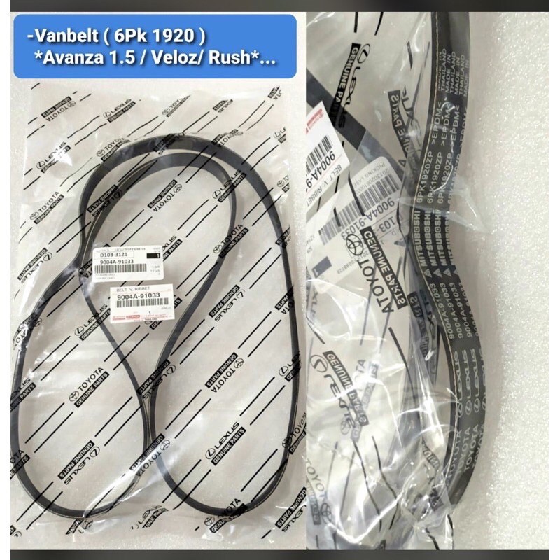 VAN BELT AVANZA 1.5 VELOZ RUSH 6PK 1920