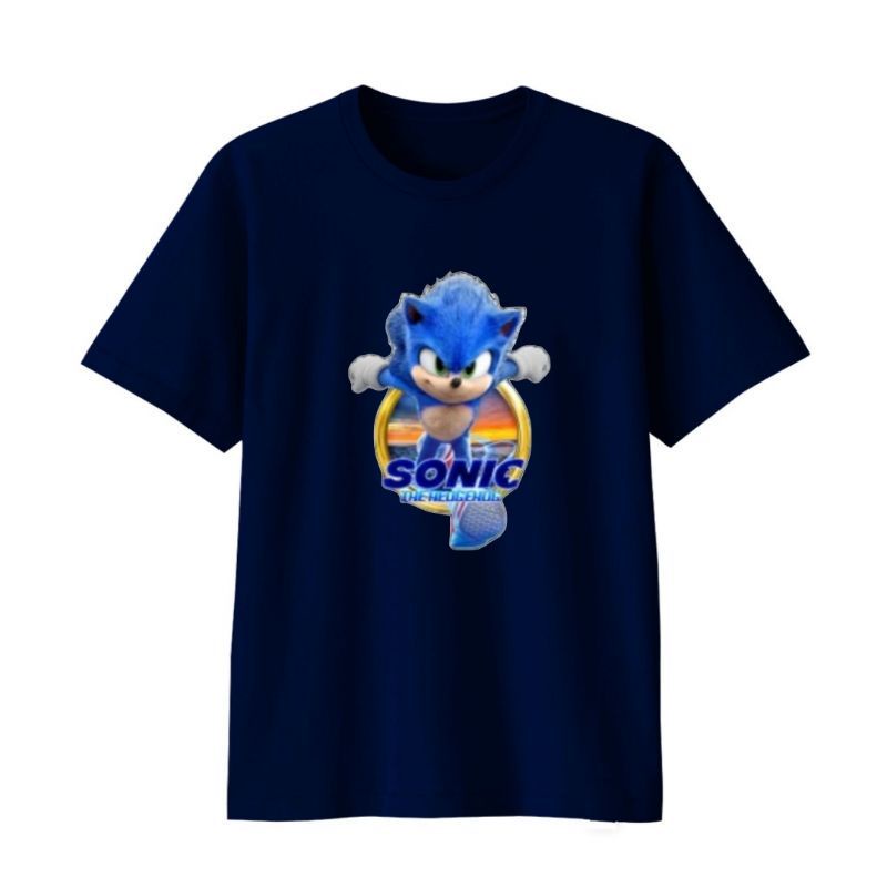 Baju Kaos Atasan Anak Cowok/Cewek Remaja-Dewasa SONIC