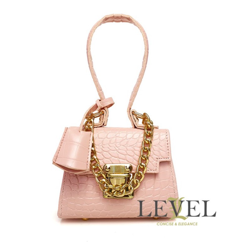 PA TAS SELEMPANG WANITA - SHOULDER BAG MICRO CROCO MINI - TAS KOO MOON YOUNG - TAS ANDIN CROCO