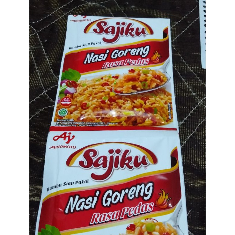 

Sajiku Bumbu Nasi Goreng Pedas Netto 20gr