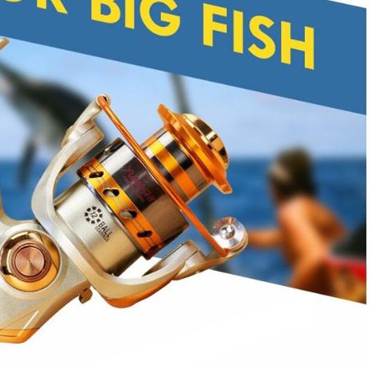 ☊ REEL YUMOSHI REELSKING EF8000 dan EF9000 SPOOL METAL 12BB ♬