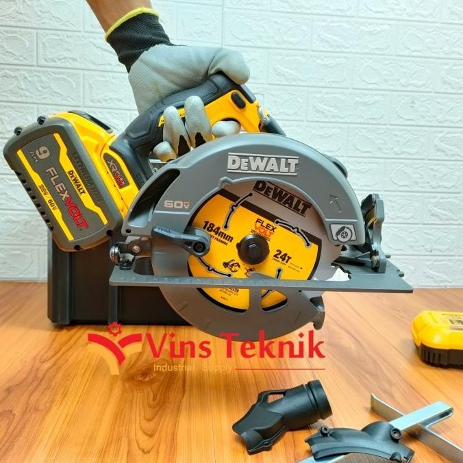 Mesin Potong Kayu Circular Saw Cordless 60V Dcs578X2 Dewalt Dcs 578 Termurah
