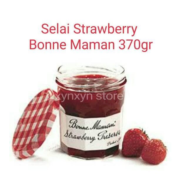 

Bonne Maman 370 gram / Selai Strawberry Bonne Maman 370gr