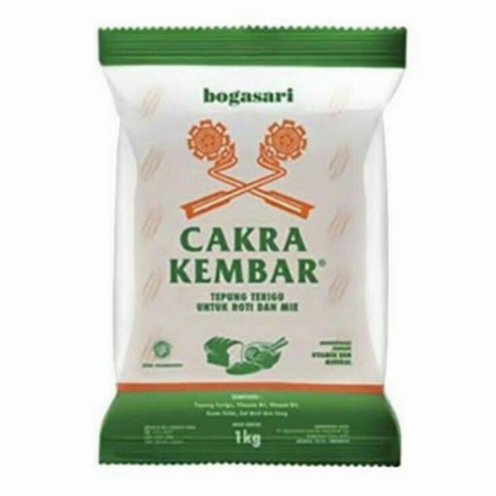 

Ds11 Tepung Terigu Cakra Kembar 1Kg | Bogasari G6B040B1