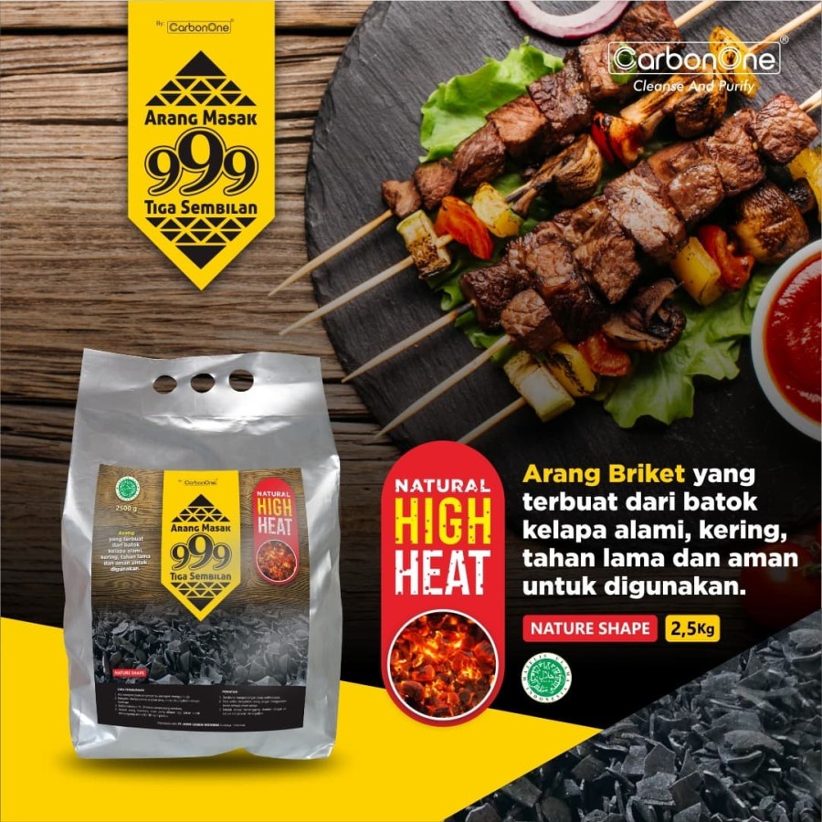 Arang Barbeque High Heat | Arang Natural Shape