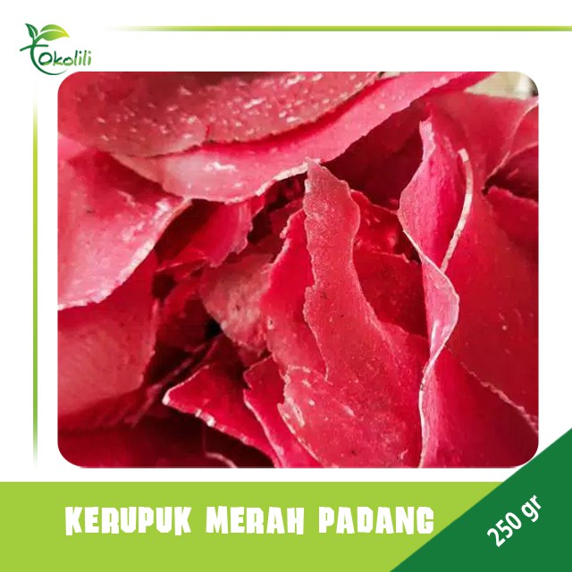 

Kerupuk merah padang 250gr