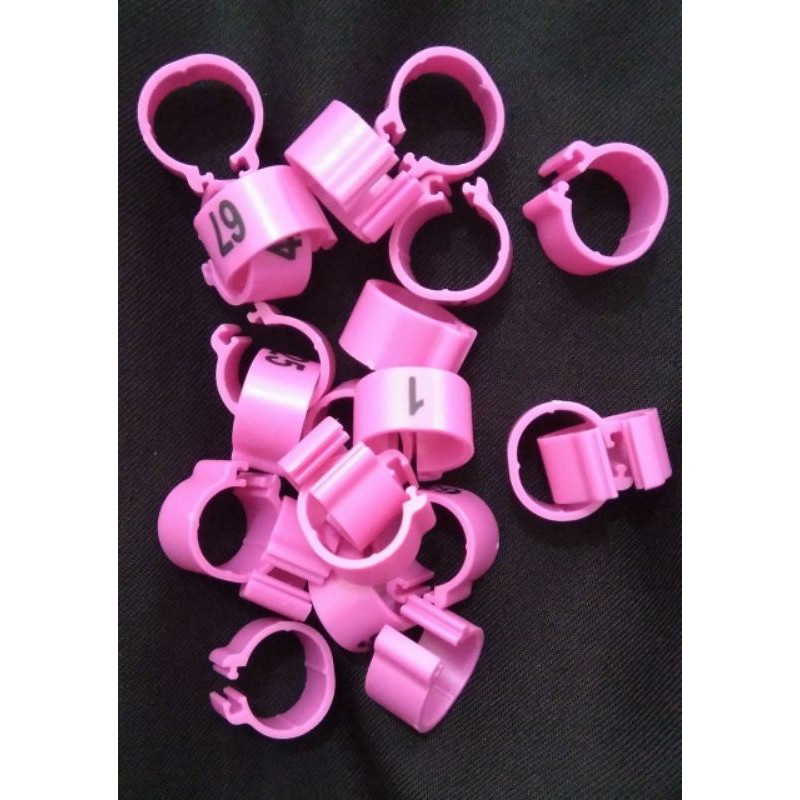 TERMURAH ring kaki burung 10 mm (merpati besar & ayam serama)
