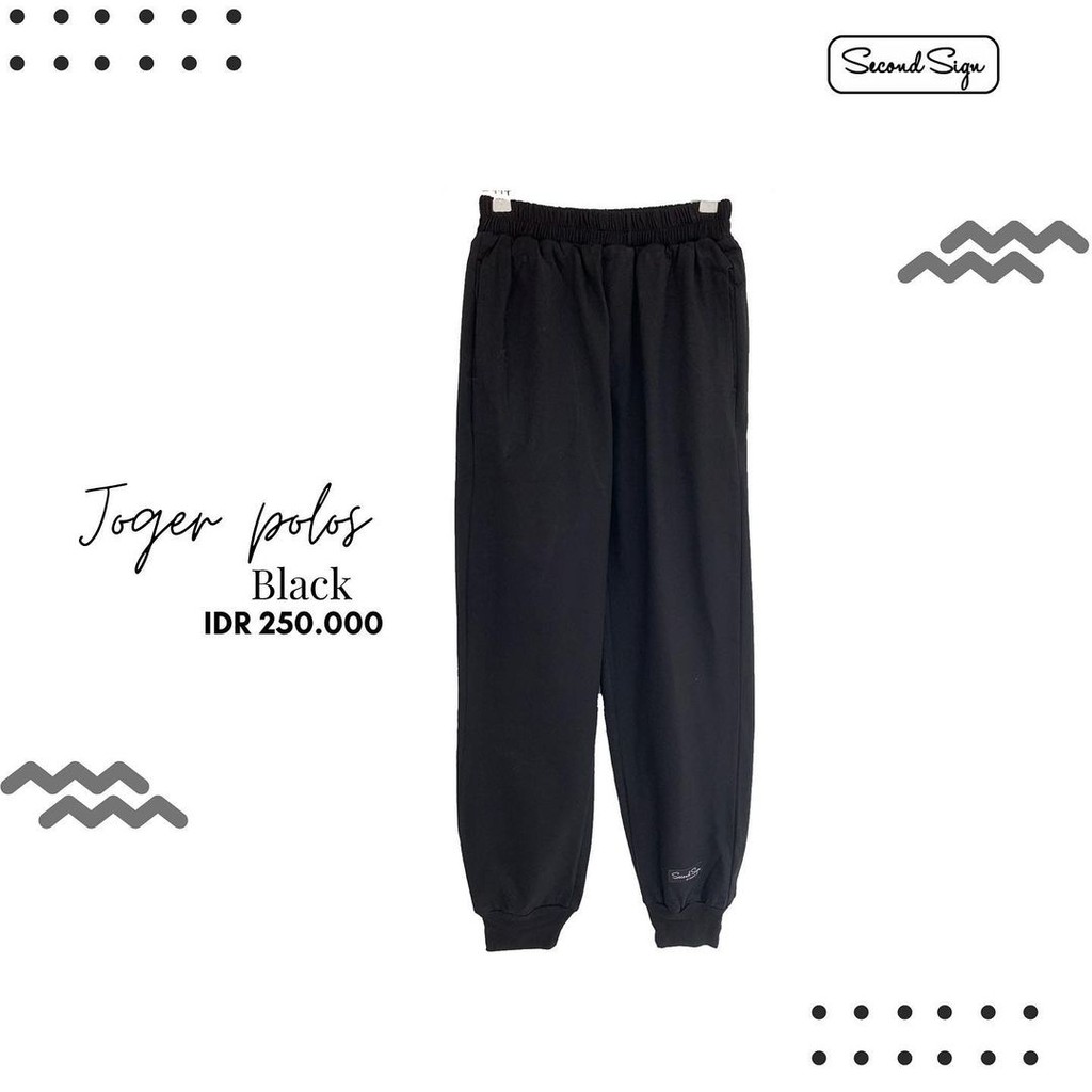 SecondSign Joger Polos