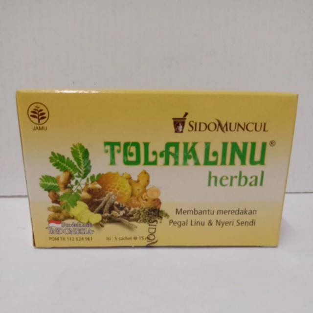 

Tolak Linu Herbal Sidomuncul isi 5 sachet per box