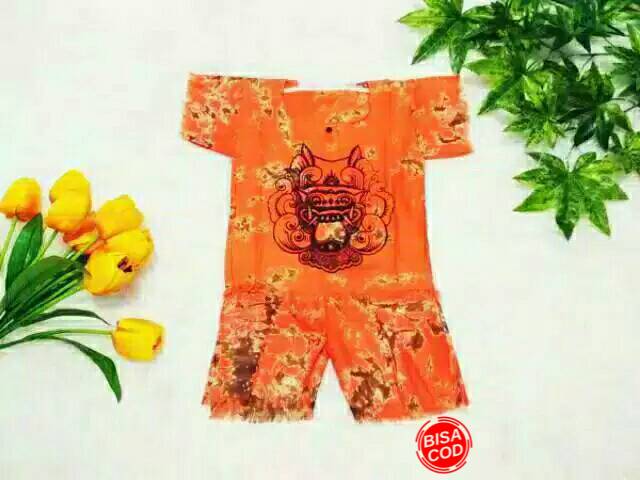 Baju Anak Barong Bali Setelan / Stelan anak S. M. L dan XL