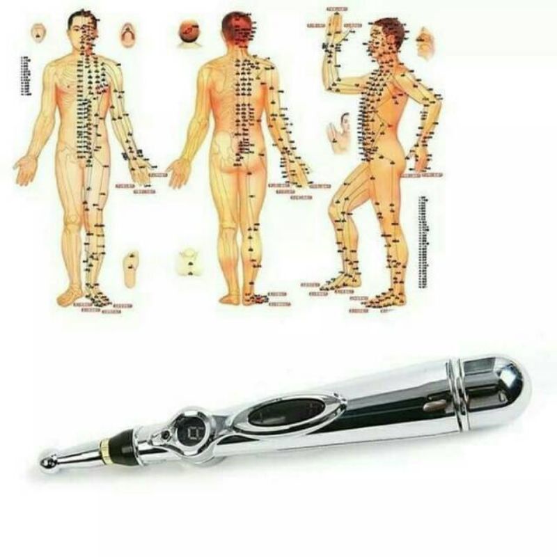 Pena Akupuntur Massage Pen Elektrik Portable Meredian Energy IMPOR ORIAlat Akupuntur Terapi Pen