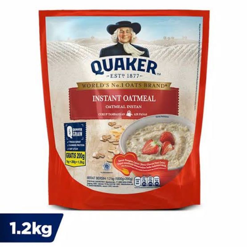 

Quaker Instan outmeal 1200 gram