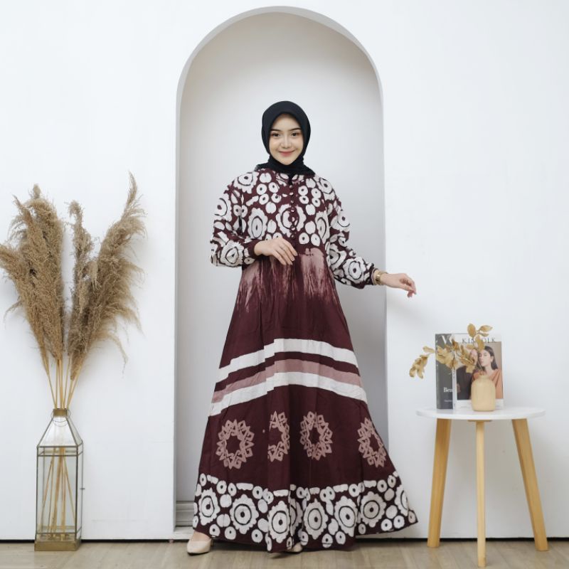 Jual gamis twill candi mekar original keluaran terbaru terpopuler ada