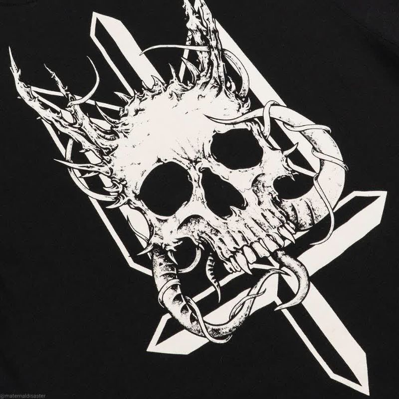 Maternal disaster T-shirt Fluit Black