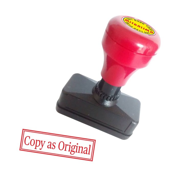 

Stempel COPY AS ORIGINAL Warna Otomatis