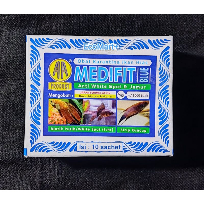 Obat Ikan Hias MEDIFIT Blue - 5 gr 1 sachet