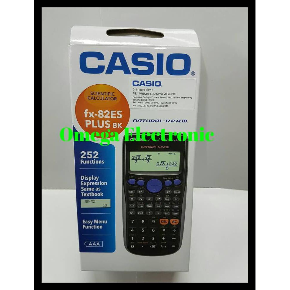 

Diskon Casio Scientific Fx 82 Es Plus Keren
