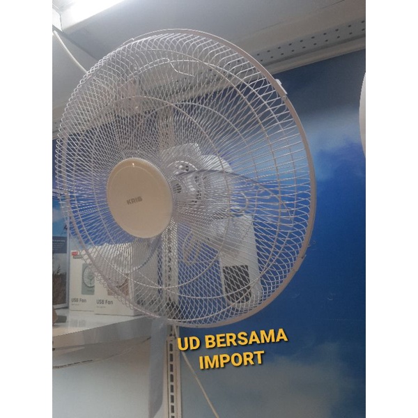 kipas angin dinding wall fan kris 18inc type silent remote