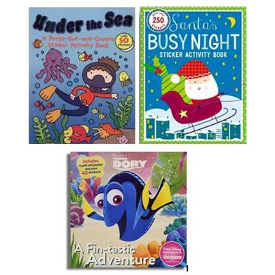 BUKU ANAK IMPOR SOFTCOVER  BOOK STICKER ACTIVITY BOOK