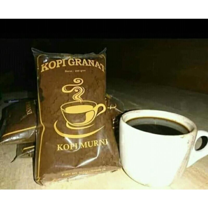 

Kopi GRANAT 100% kopi murni-netto 200 gram