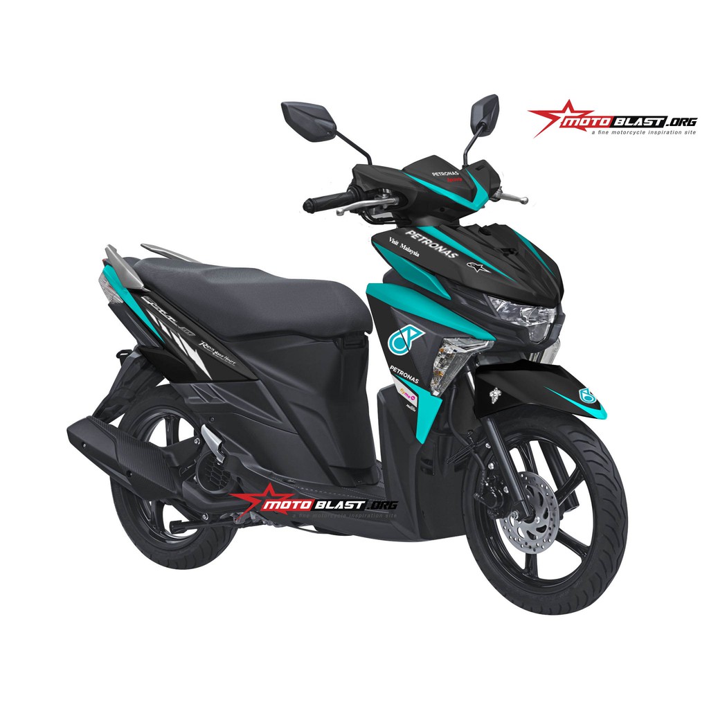 Jual Decal Stiker Mio Soul Gt Bluecore Petronas Gp Fullbody Motoblast Shopee Indonesia