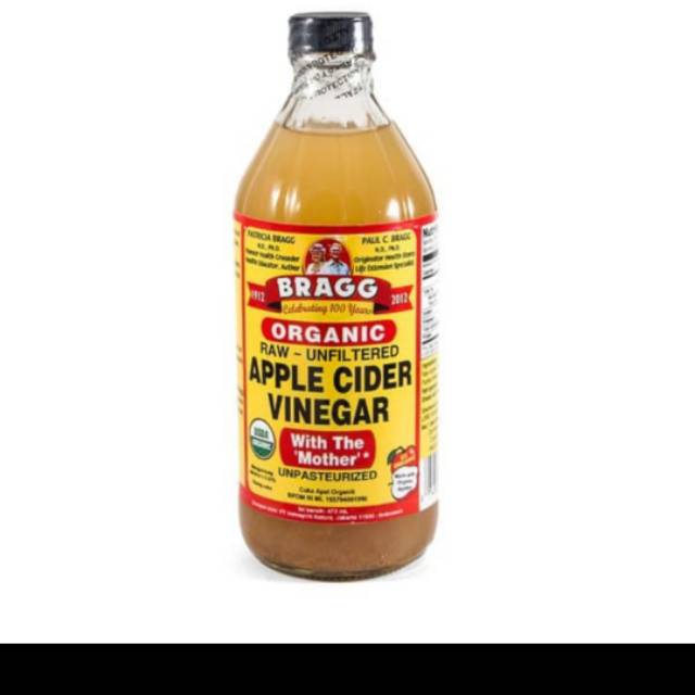 

Cuka apel organik dengan"mother" bragg 473gr