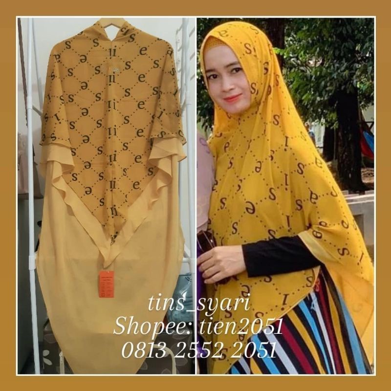 Sisesa khimar berkha yellow