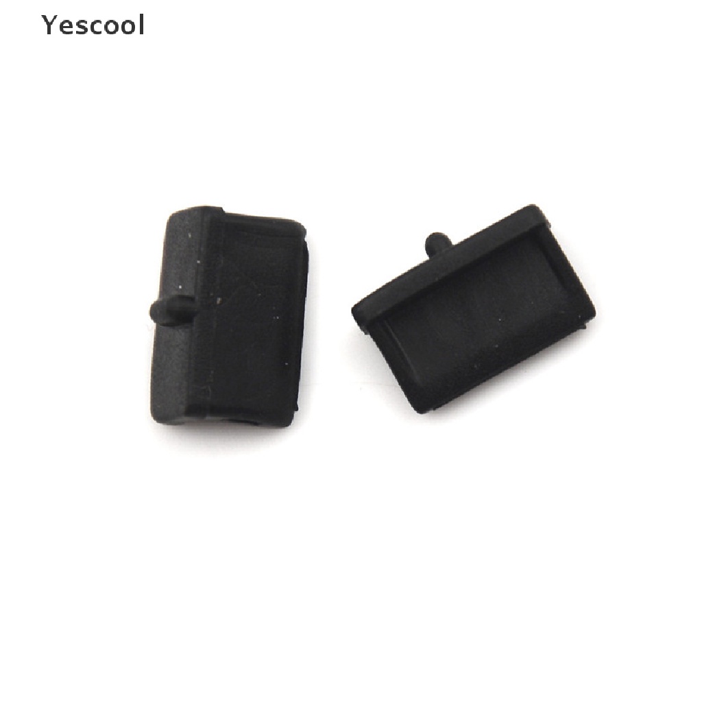 Yescool 20pcs Cover Penutup Port USB Bahan Plastik Lembut Anti Debu