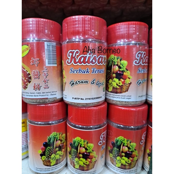 

Serbuk Terasi Kaisar Spesial / Terasi Bubuk / Belacan Cocolan Buah / Garam Buah