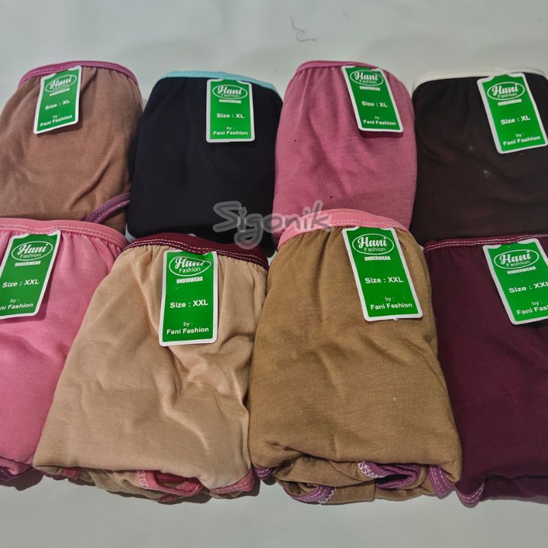 CD Celana Dalam Wanita HANI Dewasa M L XL XXL Perempuan Big Size Polos Adem