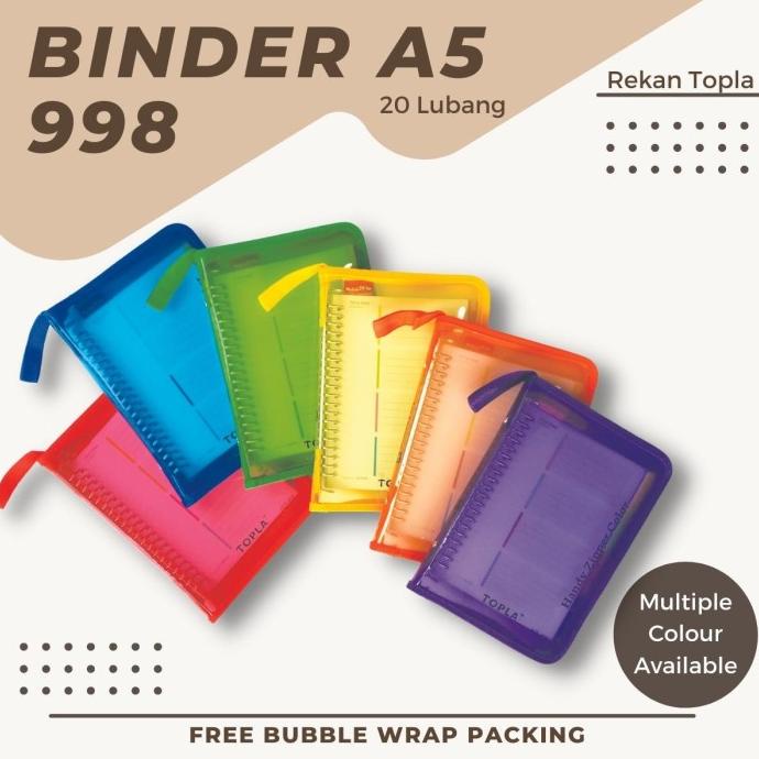 

Binder A5 / Binder Note Reseleting A5 20 Lubang / Binder Reseleting