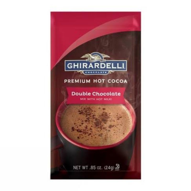 

ghirardelli premium hot cocoa mix double chocolate 24gr