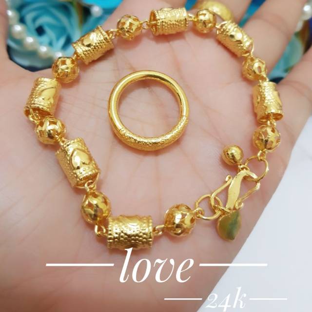 Xuping gelang cincin 24k