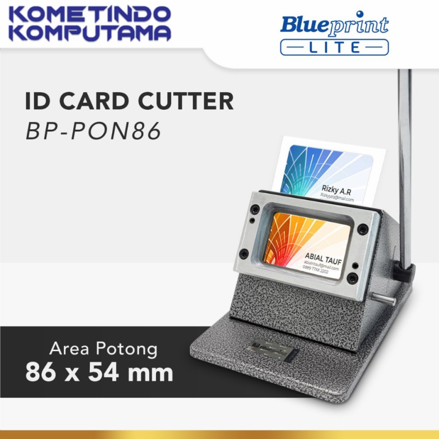 Alat Pemotong ID Card Blueprint Lite, PVC Card Cutter / ID Card Cutter PON 86