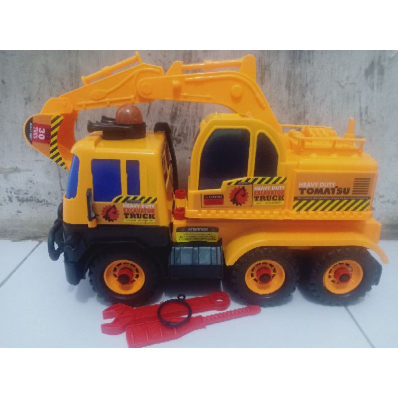 MAINAN TRUK KONTRUKSI EXCAVATOR JUMBO