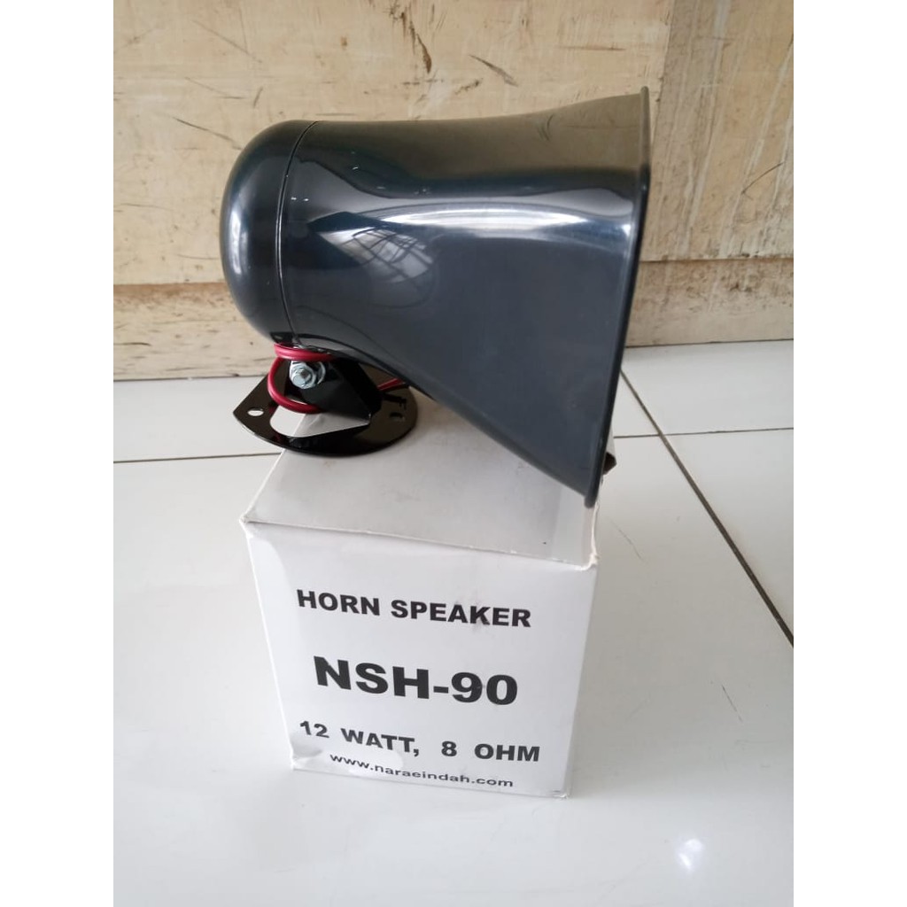 Speaker NARAE NSH 90, Speker sirene kotak 12 Watt 8 OHM, Klakson NARAE Sirine Polisi