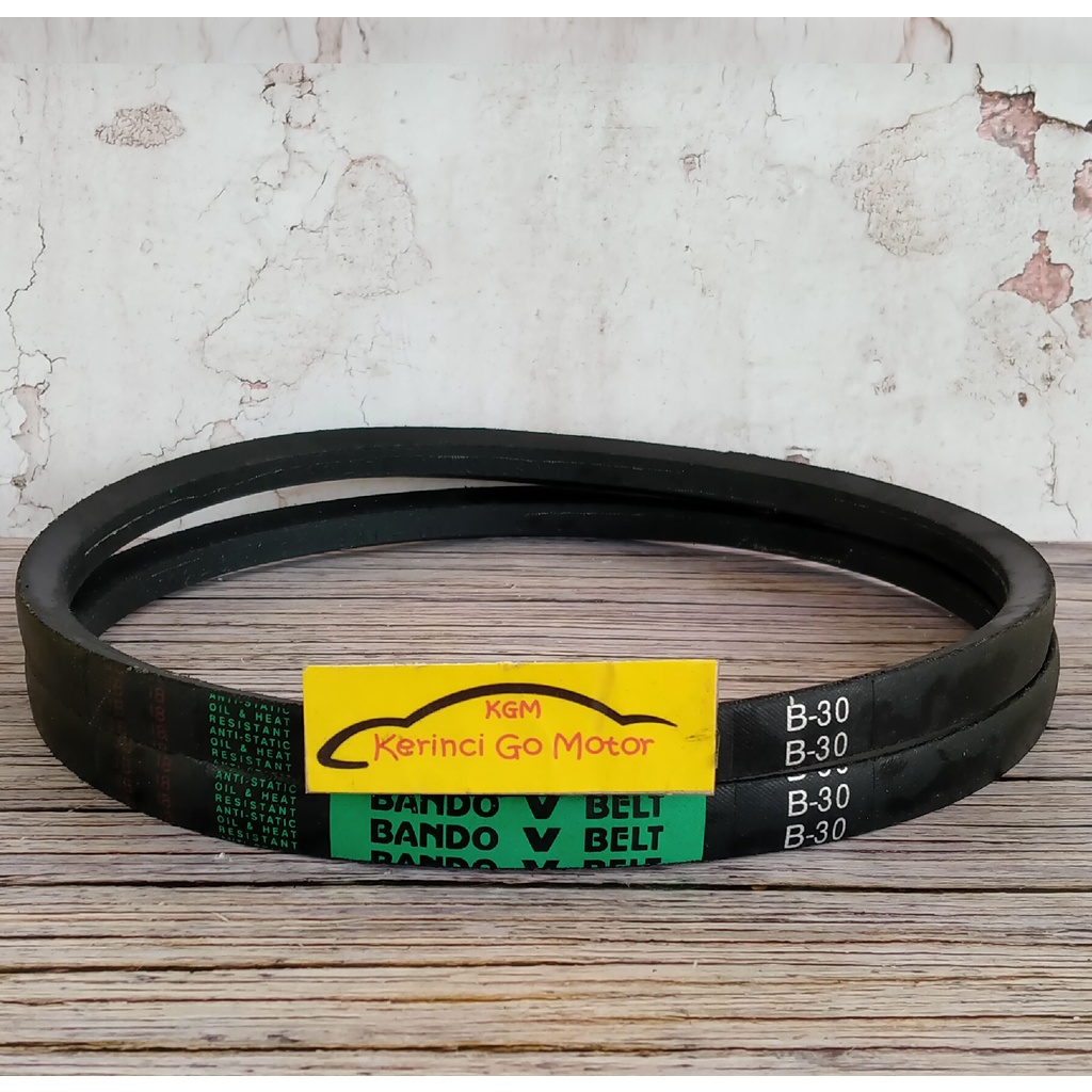 BANDO VAN BELT B-30 V BELT TALI KIPAS B30 FAN BELT VANBELT POLOS B-30