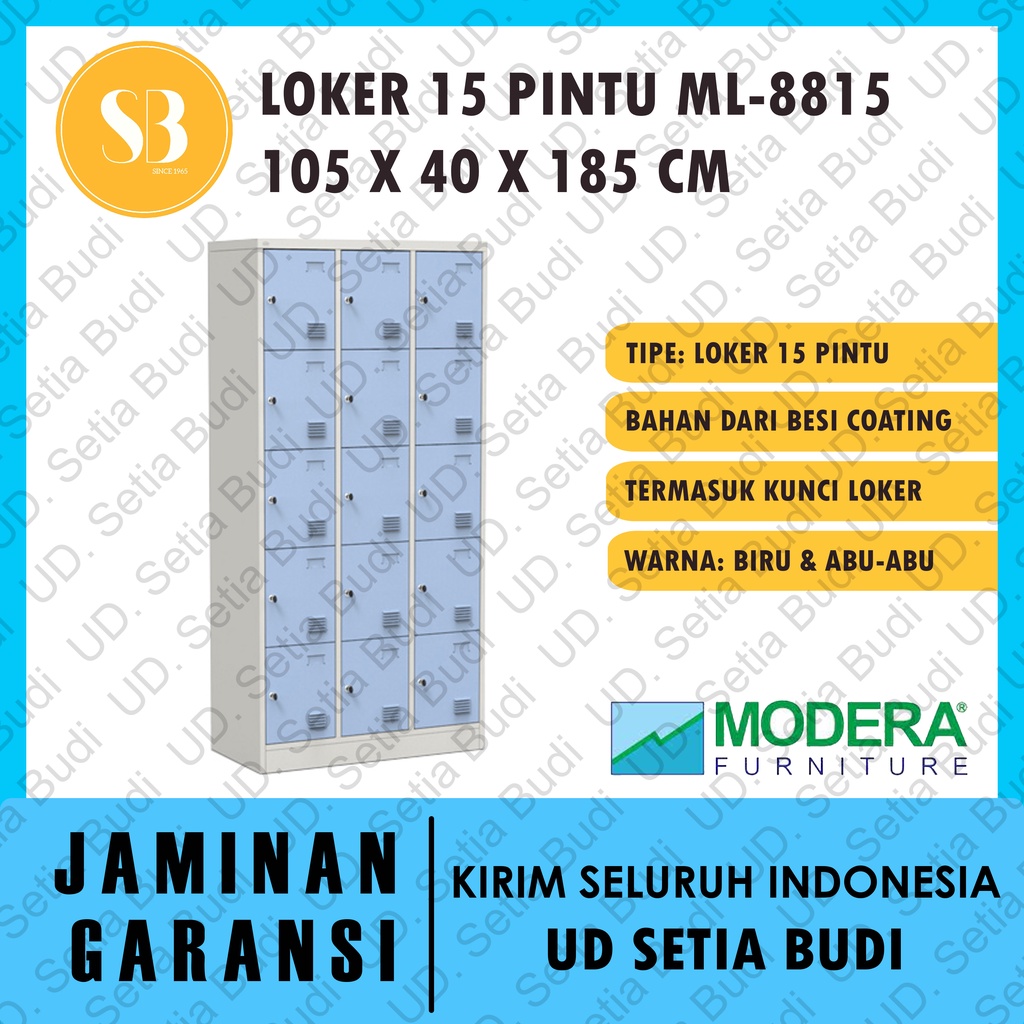 15 Pintu Loker ML 8815 (CC-C1ST) Modera MX-Class