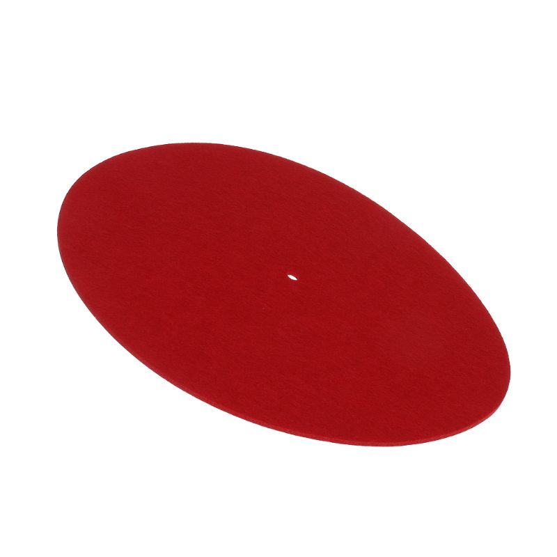 btsg Turntable Mat Slipmat Audiophile 3mm Felt Platter Vinyl Record Players Anti-Vibration Durable Anti-Static