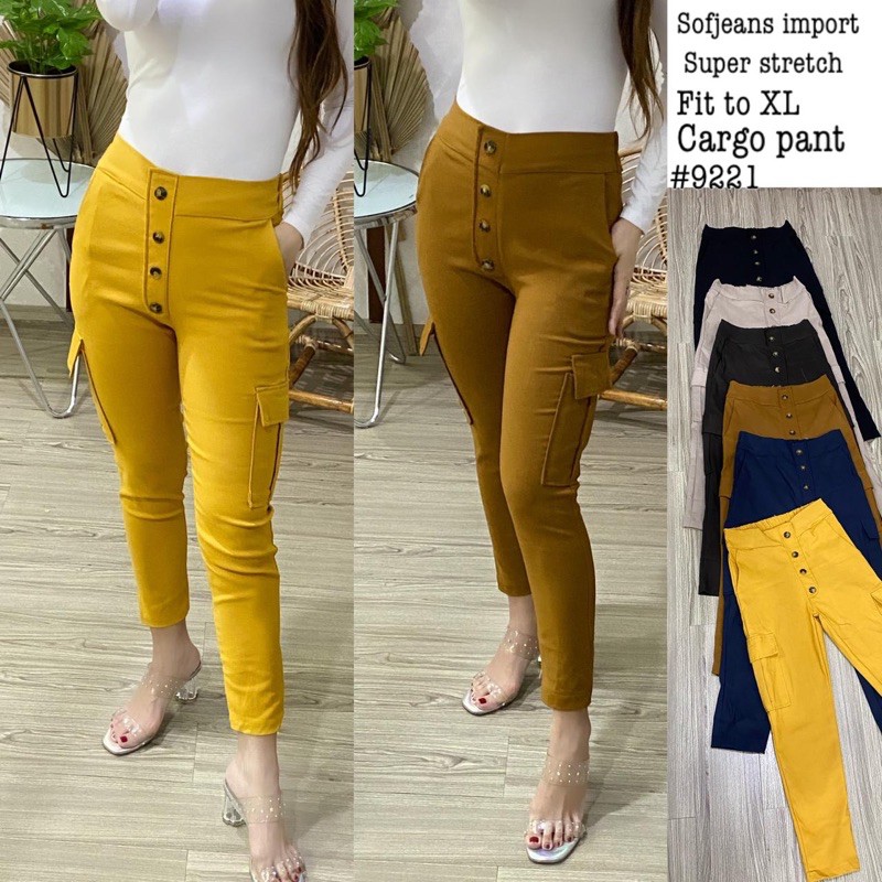 Celana Cargo Wanita Softjeans Strecth 9221
