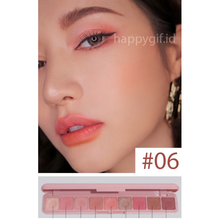 LAMEILA Eyeshadow 9 Warna Palet Berkilauan Matte Fashion Glamor Eye Shadow Makeup LA034 3600