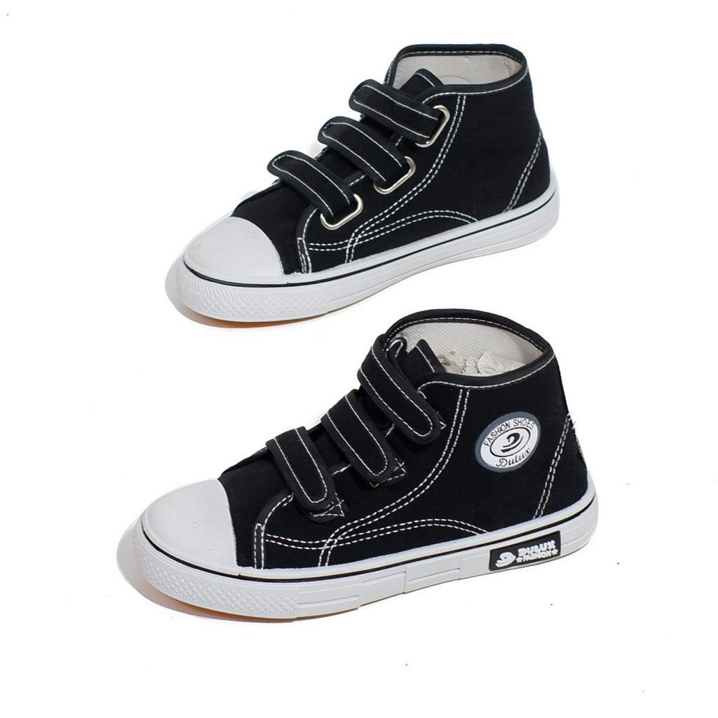 Sepatu sneakers anak-anak || sepatu sekolah anak model boot canvas velcro original dulux 1083C - 1059C - 8059C 30-34