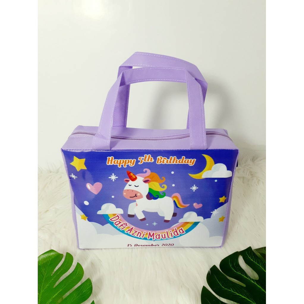 Tas Ultah Resleting Bisa Custom Nama dan Foto-P27 L10 T21