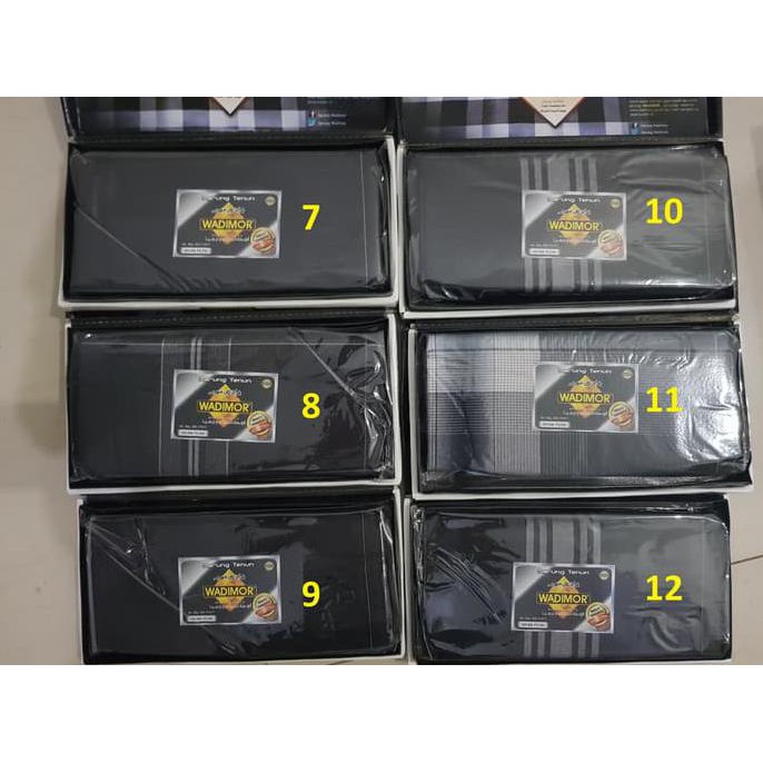 Sarung Wadimor - Motif Hitam Putih