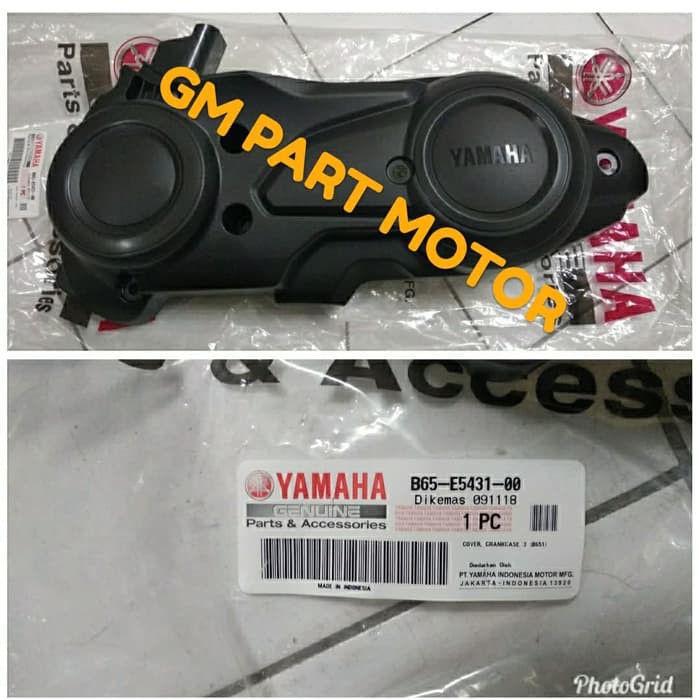 Cover tutup bak cvt aerox 155 original