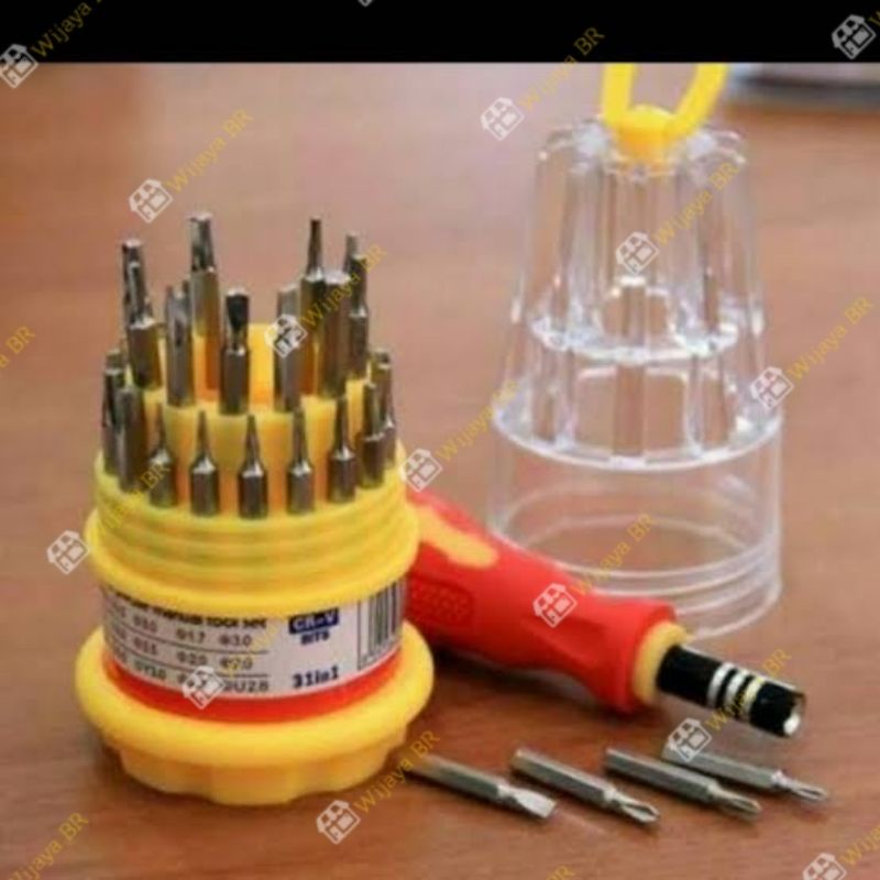 Obeng HP set 32 in 1 / Obeng set HP 32in1 / Obeng HP set / Obeng arloji set / Obeng mini set